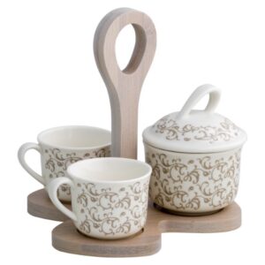 Coffe Set Riccioli di Fata - Porcellana