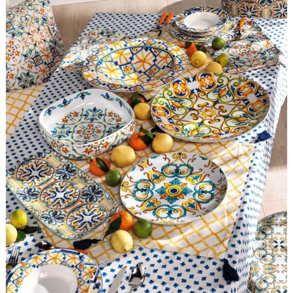 Centrotavola Medicea - Stoneware White - immagine 2