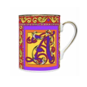 Mugs Ortigia Porcellana - Lettera A