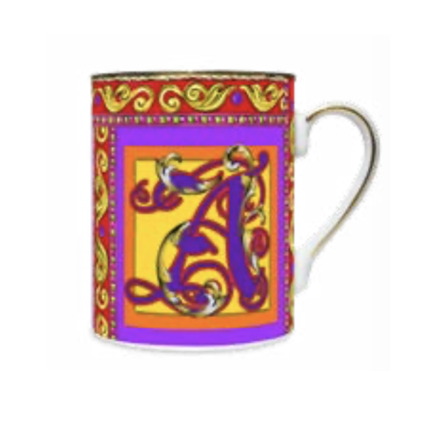 Mugs Ortigia Porcellana - Lettera A