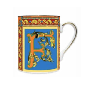 Mugs Ortigia Porcellana - Lettera F