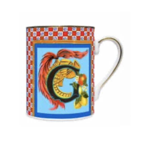 Mugs Ortigia Porcellana - Lettera G