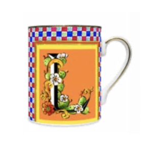Mugs Ortigia Porcellana - Lettera L