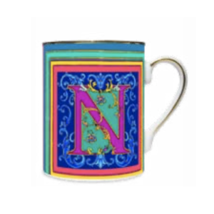 Mugs Ortigia Porcellana - Lettera N