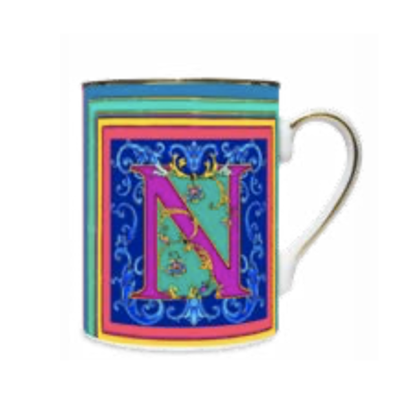 Mugs Ortigia Porcellana - Lettera N