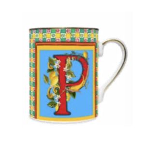 Mugs Ortigia Porcellana - Lettera P