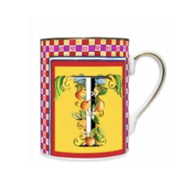 Mugs Ortigia Porcellana - Lettera T