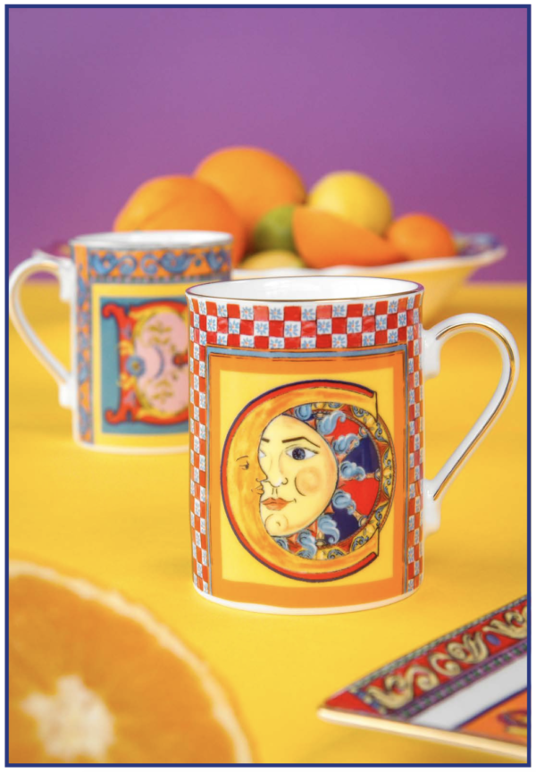 Mugs Ortigia Porcellana - Lettera T - immagine 2