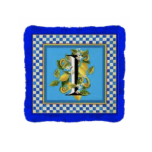 Tovagliette Ortigia Cotone - Lettera I