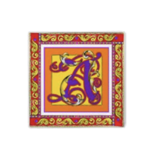 Svuotatasche Ortigia Porcellana - Lettera A