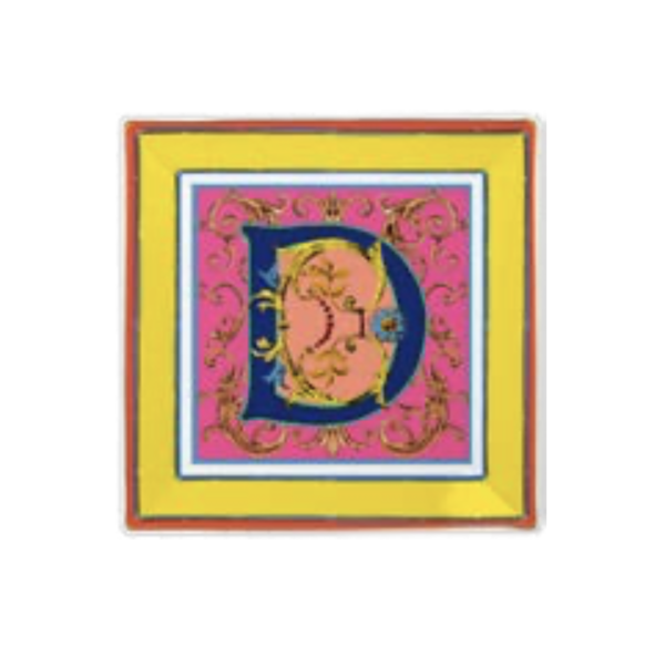 Svuotatasche Ortigia Porcellana - Lettera D