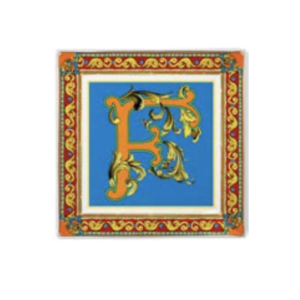 Svuotatasche Ortigia Porcellana - Lettera F