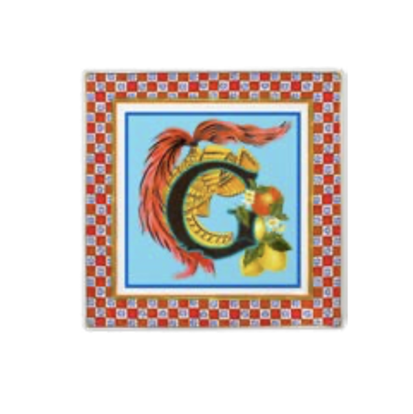 Svuotatasche Ortigia Porcellana - Lettera G