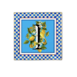 Svuotatasche Ortigia Porcellana - Lettera I