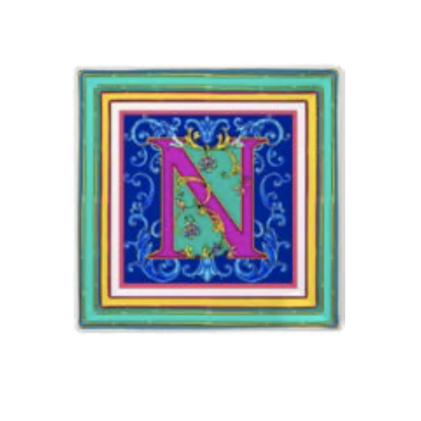 Svuotatasche Ortigia Porcellana - Lettera N