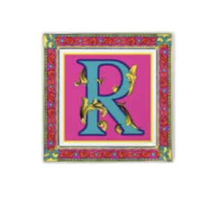 Svuotatasche Ortigia Porcellana - Lettera R