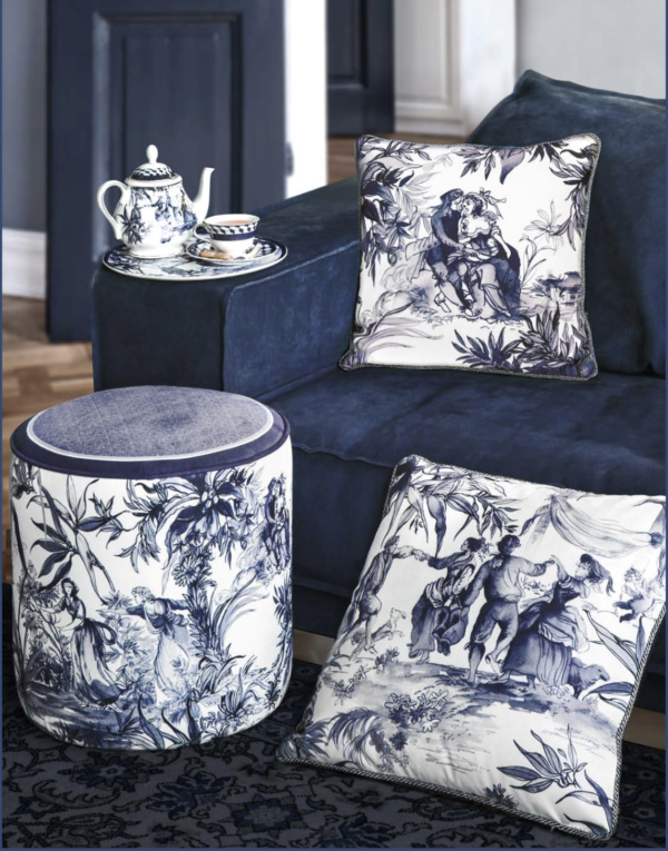 Svuotatasche Versailles rettangolare - Porcellana - immagine 2