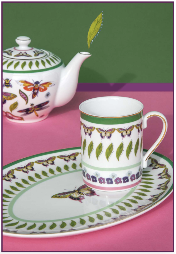 Set 2 tazze da caffè Amazzonia - Porcellana - immagine 2