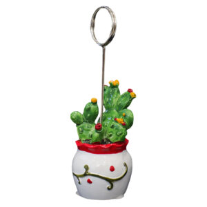 Mini cactus porta post-it/porta foto