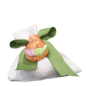 Sacchetti laurea con brioches gelato in ceramica artigianale