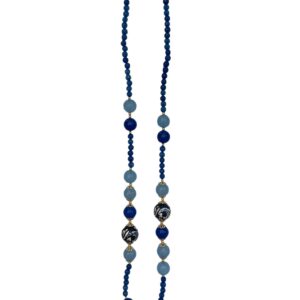 Collana blu Caltagirone