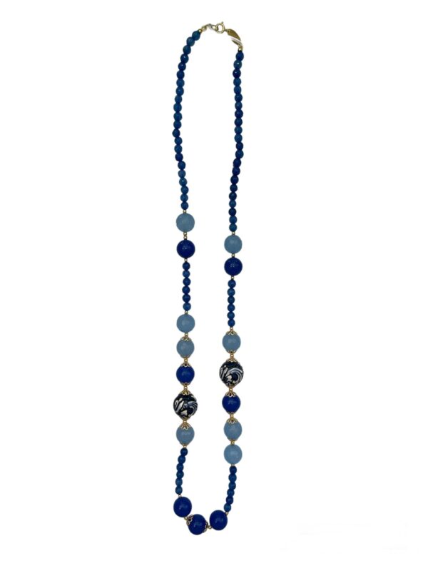 Collana blu Caltagirone