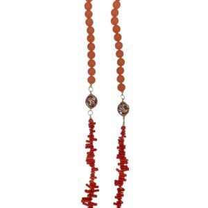 Collana arancione Caltagirone