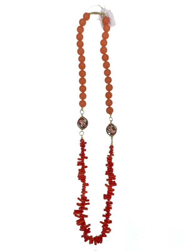 Collana arancione Caltagirone