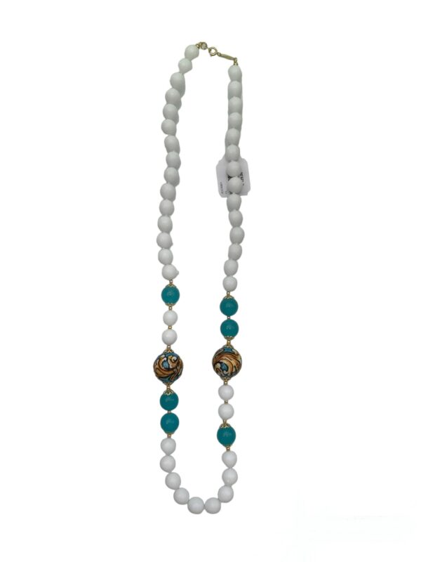 Collana bianca di Caltagirone