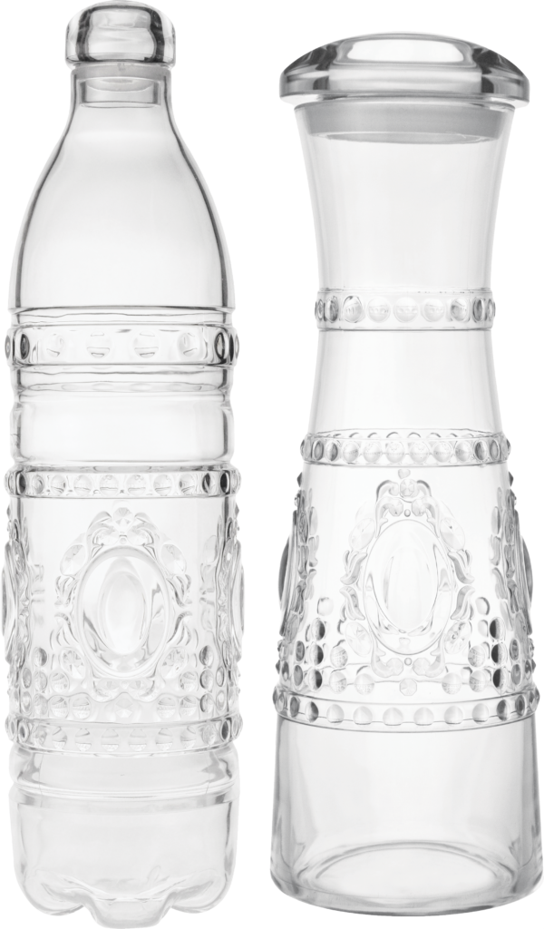 Set bottiglia e caraffa Baci Milano