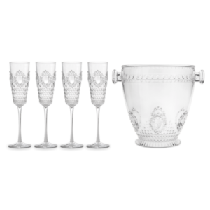 Secchiello con 6 Flute Baci Milano
