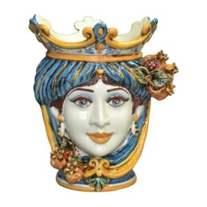 Testa di moro H25 melograni donna