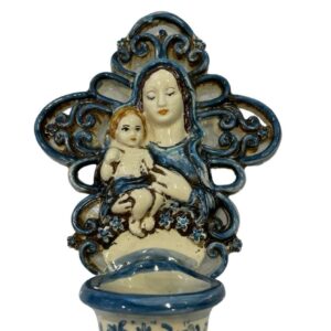 Acquasantiera Madonna con bambino