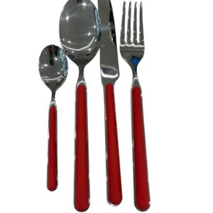 Serv.posate x6 rosso